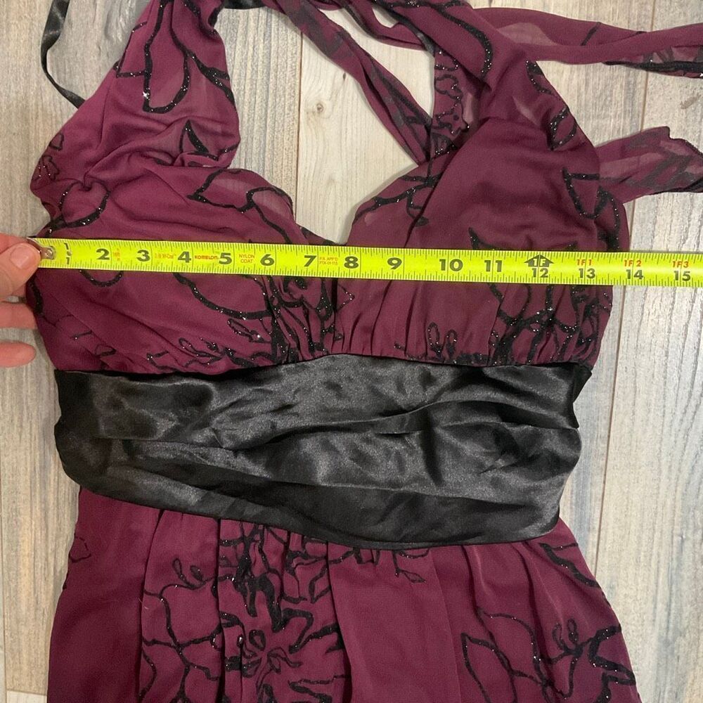 Speechless halter dress, purple/Burgundy,size large - Picture 11 of 14